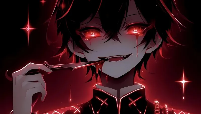 Nữ anime ngầu lạnh lùng mang khí chất ác quỷ