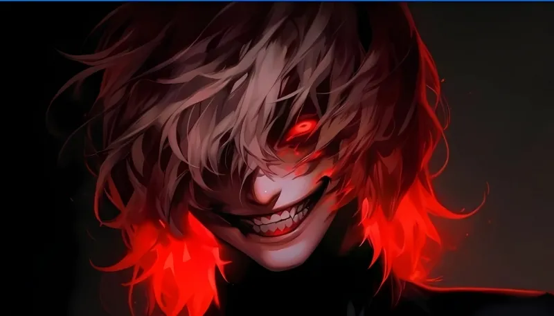 Tải avatar ác quỷ anime màu dùng cho mạng xã hội