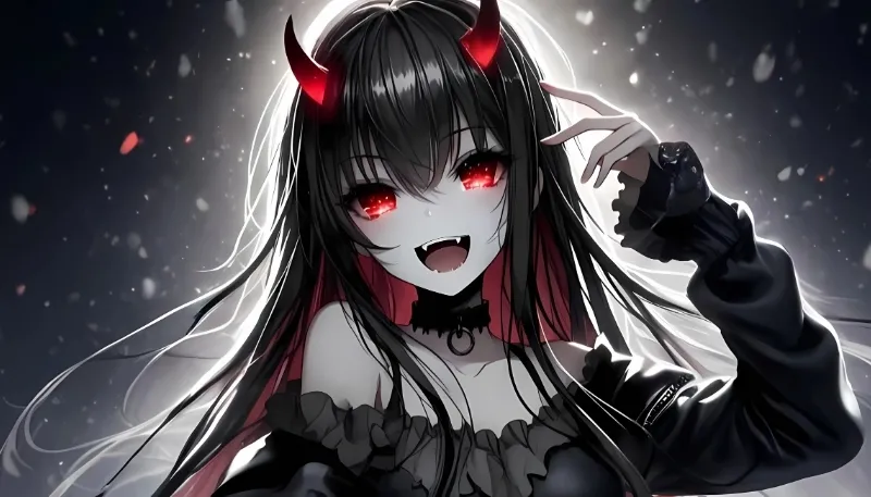 Nhan sắc ác quỷ anime với phong thái thanh thoát