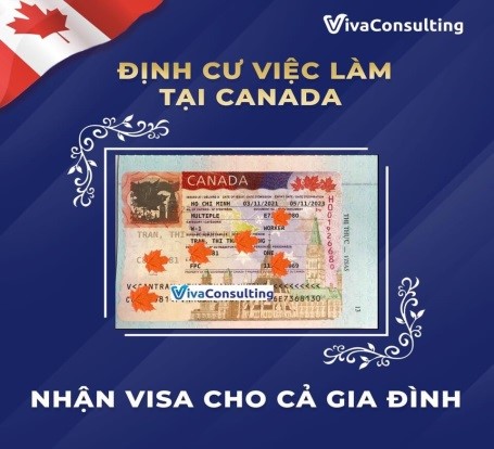 nhận visa cho cả gia đình chị h 1