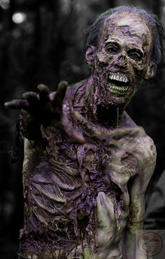 Nhân vật zombie trong phim ảnh thường xuất hiện với ngoại hình đáng sợ