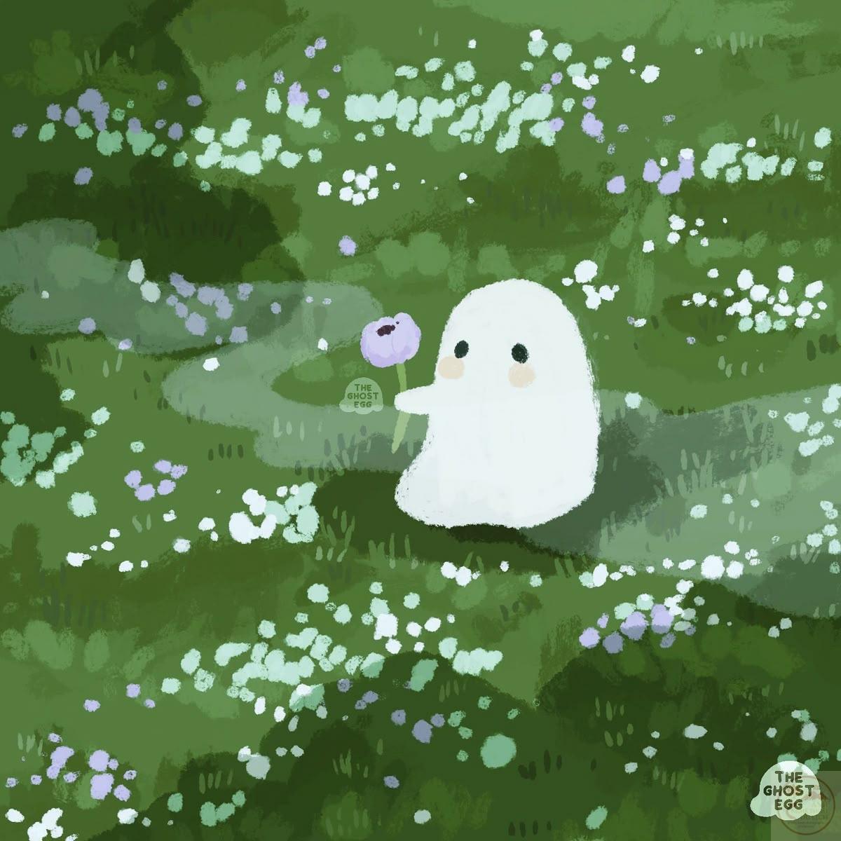 Hình ma cute thường xuất hiện trong các bộ sưu tập ảnh chế vui nhộn