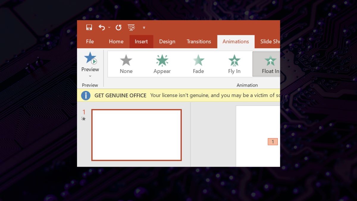 Bước 3: Cách tạo hiệu ứng trong PowerPoint chuyển động