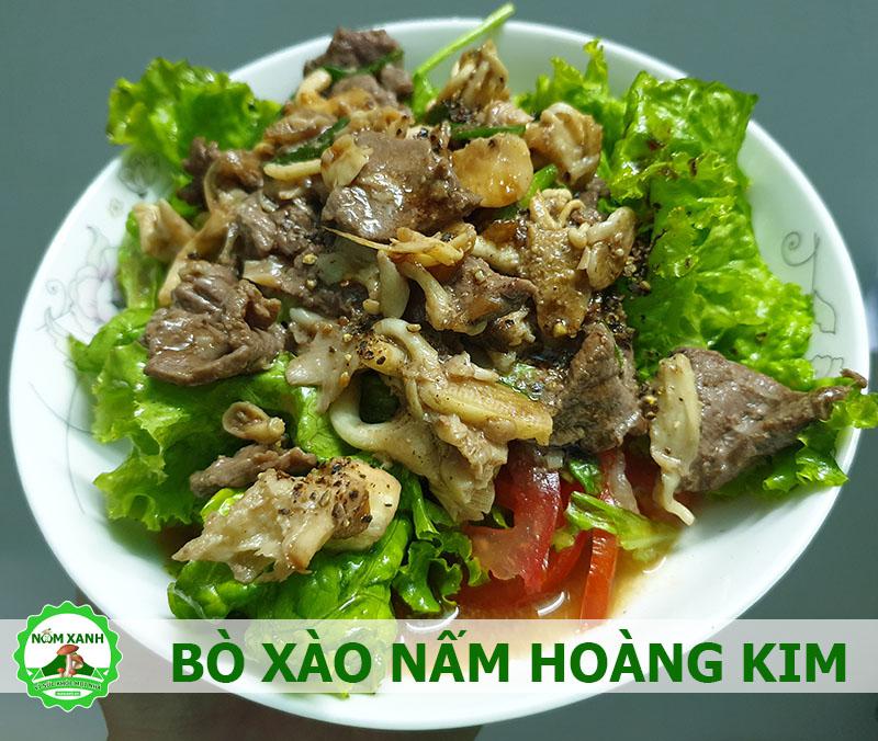 cách chế biến nấm hoàng kim