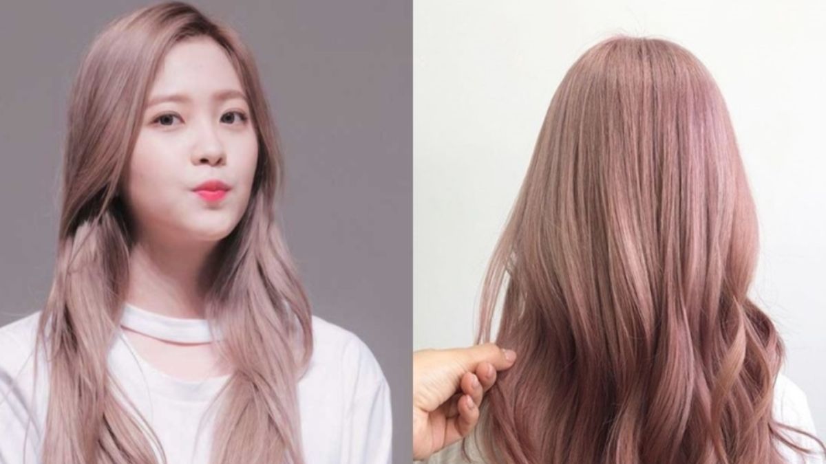 Nhuộm nâu hồng caramel mang vẻ đẹp thanh lịch