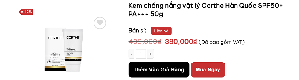 TOP 15+ KEM CHỐNG NẮNG VẬT LÝ HÀN QUỐC  AN TOÀN, LÀNH TÍNH NHẤT HIỆN NAY