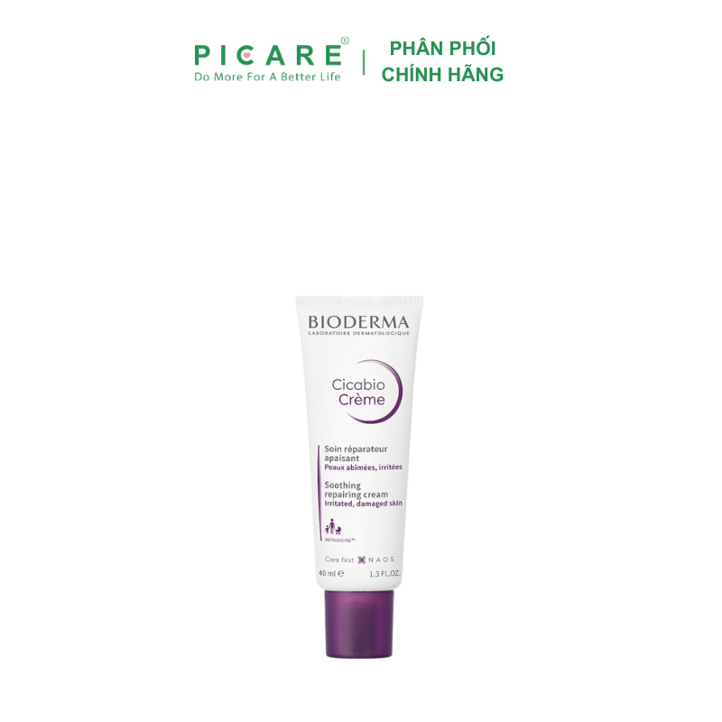 Kem Dưỡng Ẩm Phục Hồi Và Làm Dịu Da Bioderma Cicabio Crème 40 ml