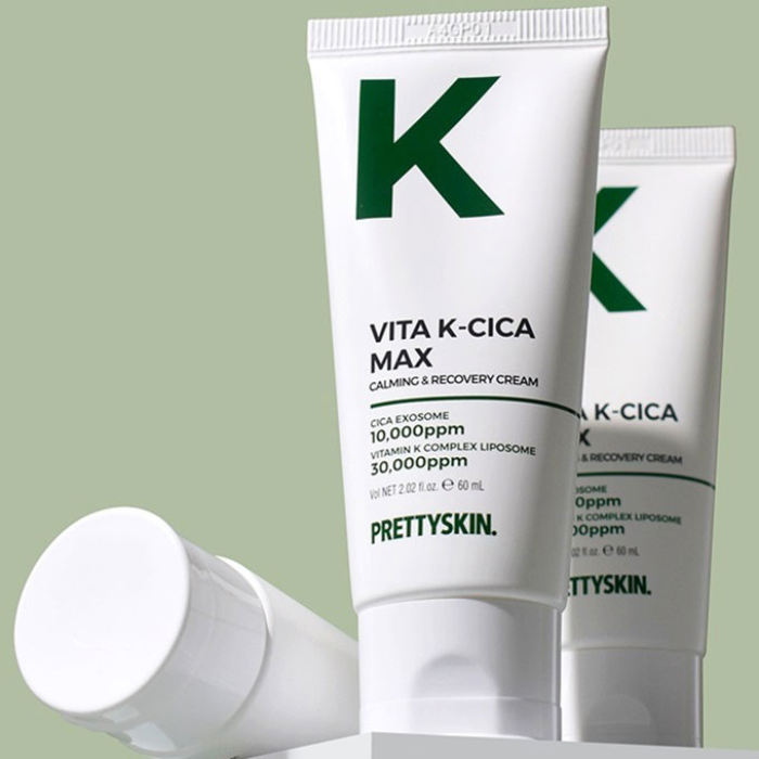 Kem Dưỡng Phục Hồi Cấp Ẩm Đa Tầng Pretty Skin Vita K-Cica Max Calming & Recovery Cream