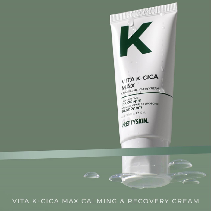 Kem Dưỡng Phục Hồi Cấp Ẩm Đa Tầng Pretty Skin Vita K-Cica Max Calming & Recovery Cream