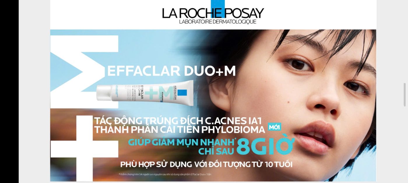 Kem dưỡng giảm mụn La Roche-Posay Effaclar Duo+ M