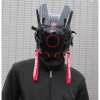 Mặt nạ cyberpunk cho Halloween: hiệu ứng ấn tượng đổi lấy sự khó chịu khi di chuyển.