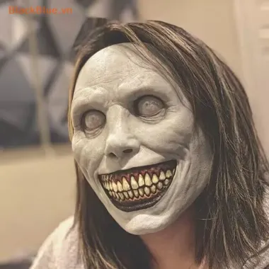 Mặt Nạ Halloween Kinh Dị Ngôi Nhà Ma Ám Tóc Dài Cười Sơn Hào Giá Shock 23K