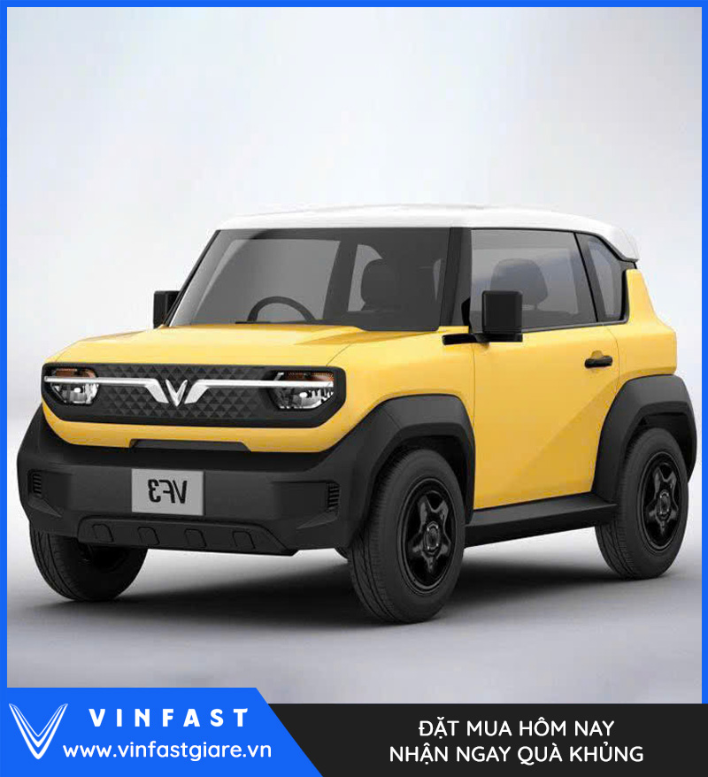 Vinfast VF3 màu vàng