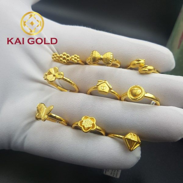 Mẫu Nhẫn Vàng 9999 Nữ Đẹp