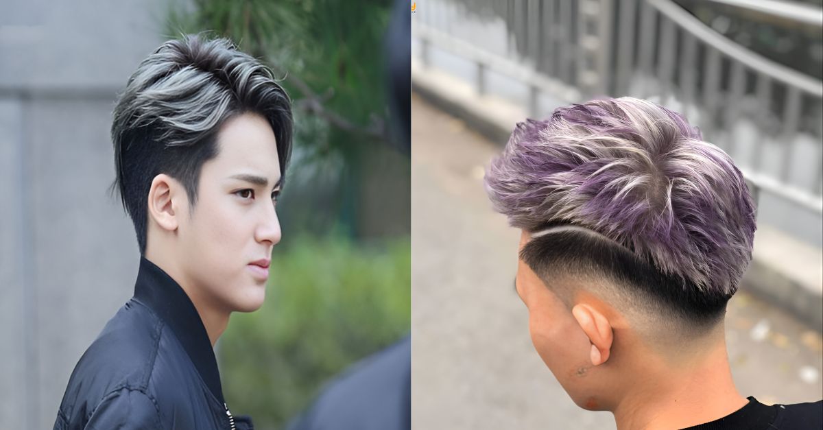 Tóc màu bạch kim gẩy light