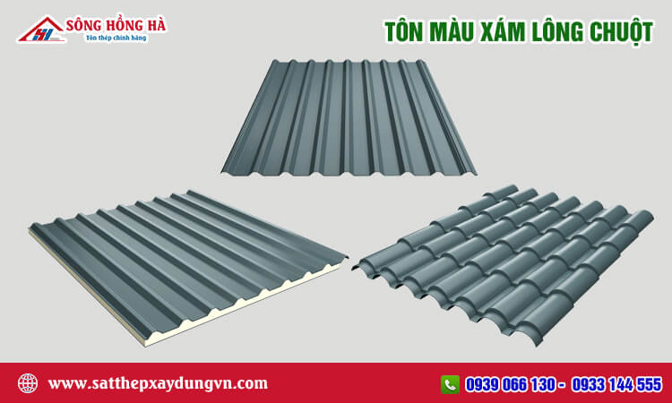 Tôn Màu Xám Lông Chuột Vẻ Đẹp Thanh Lịch, Bền Vững Theo Thời Gian