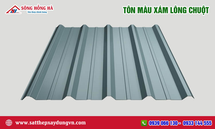 Tôn Màu Xám Lông Chuột Vẻ Đẹp Thanh Lịch, Bền Vững Theo Thời Gian