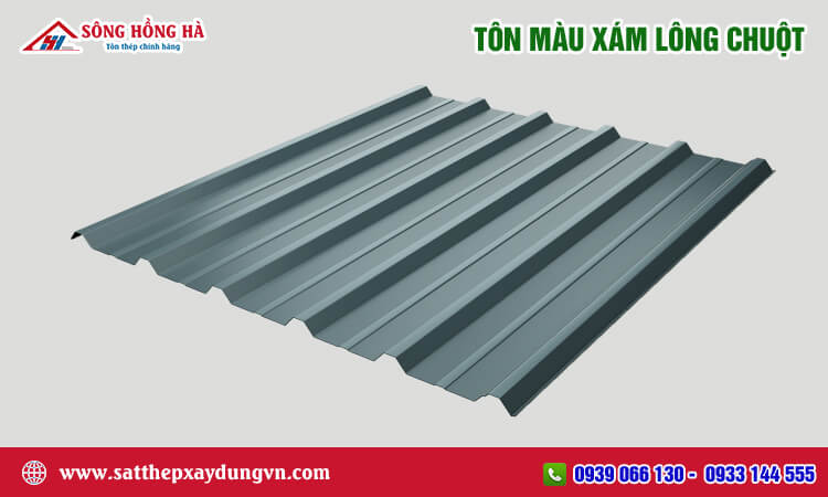 Tôn Màu Xám Lông Chuột Vẻ Đẹp Thanh Lịch, Bền Vững Theo Thời Gian