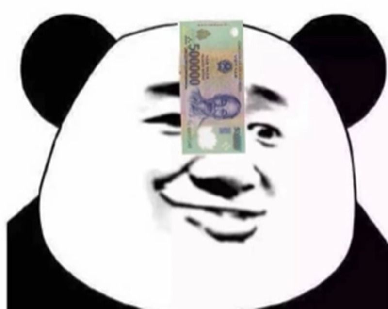 meme hết tiền