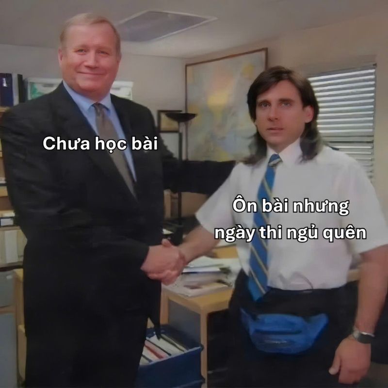 meme học bài