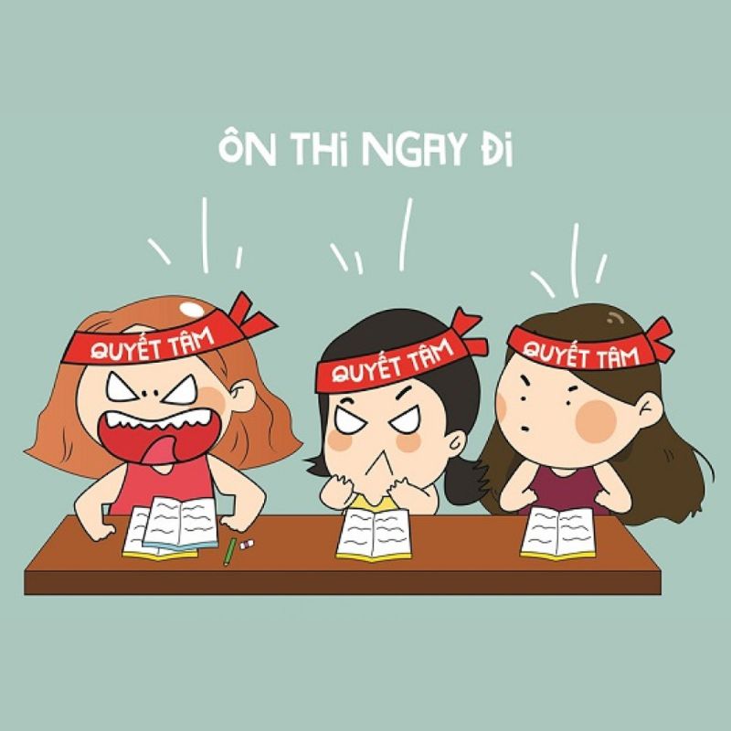 meme học bài
