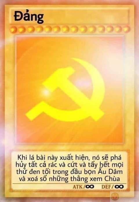 Lá bài meme đảng chế bá đạo khiến cộng đồng mạng chia sẻ rầm rộ vì quá buồn cười