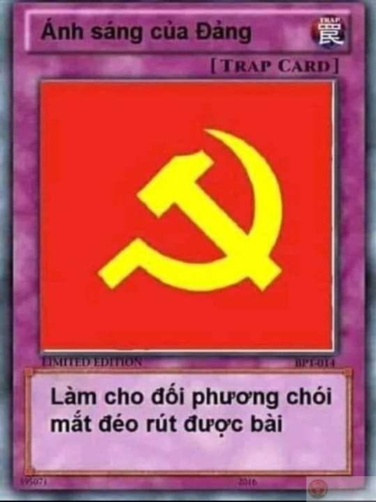 Ảnh chế lá bài đảng được dùng như công cụ troll đầy dí dỏm trong group chat online