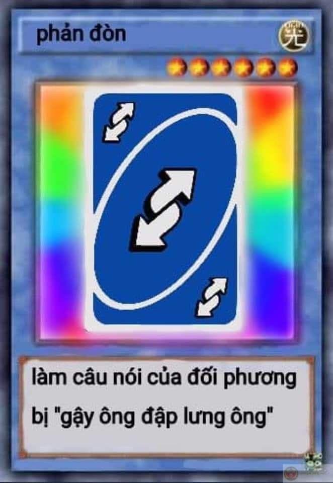 Lá bài đảo ngược meme