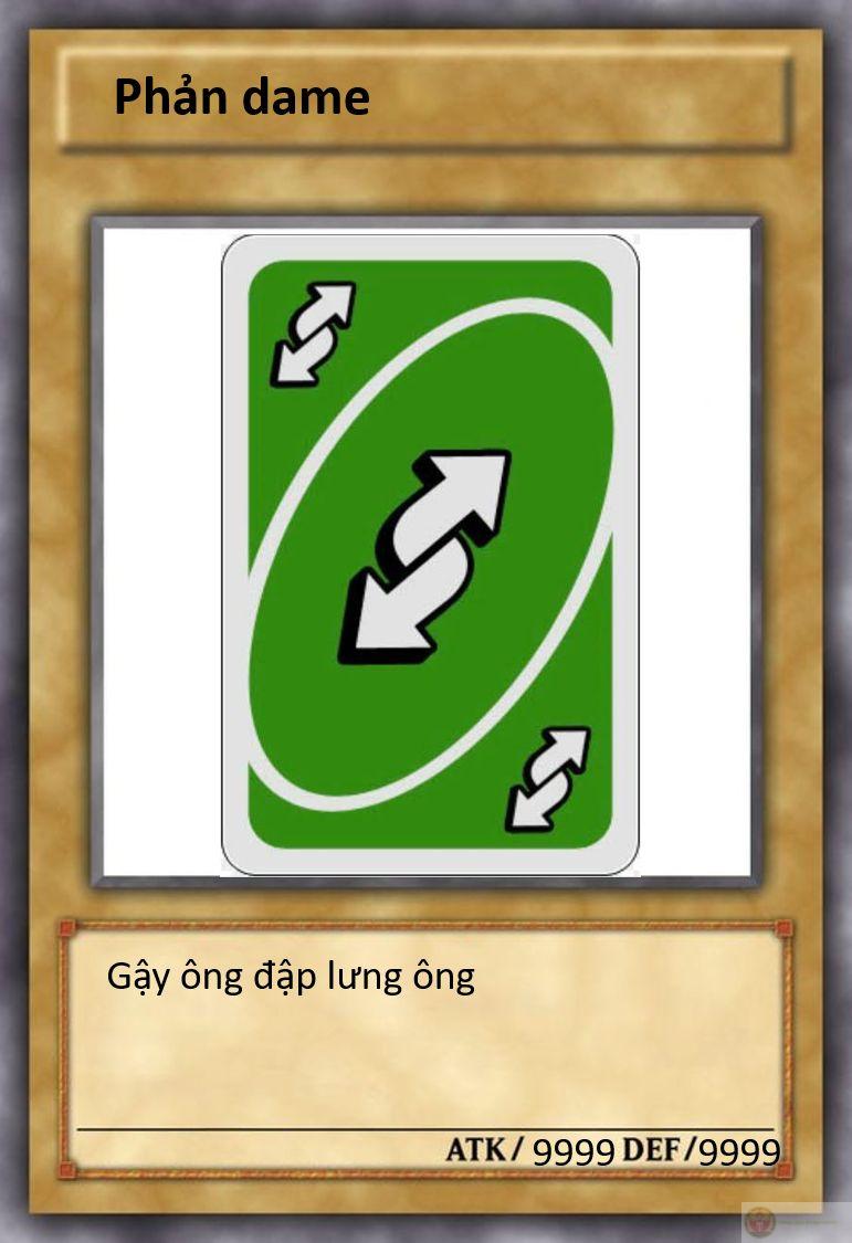 Lá bài meme phản dame