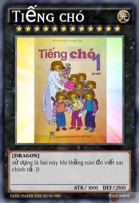 Thẻ bài Yugioh meme