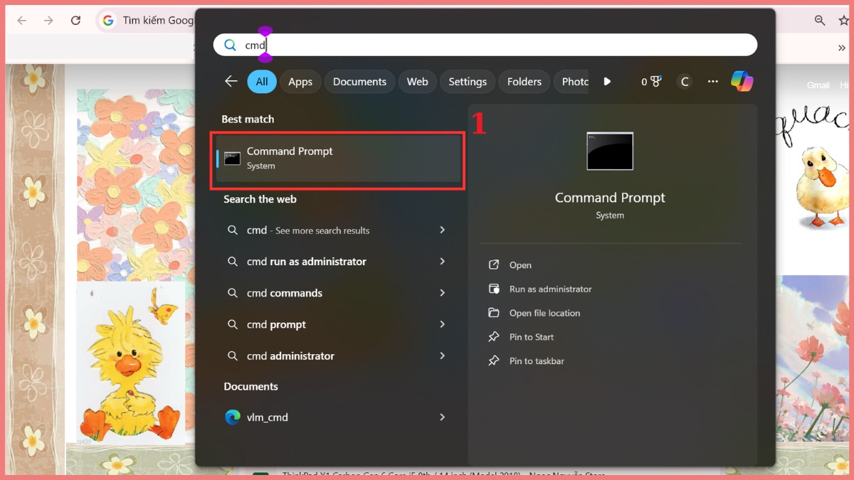 Khắc phục tình trạng Messenger bị lỗi không vào được - Reset lại DNS máy tính bước 1