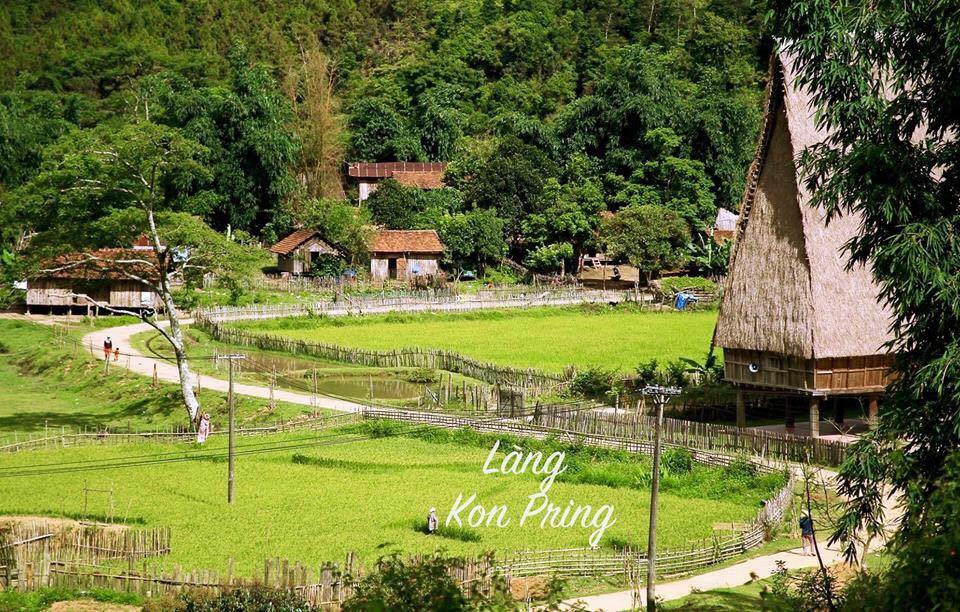 Làng văn hóa du lịch cộng đồng kon pring - măng đen - kon tum
