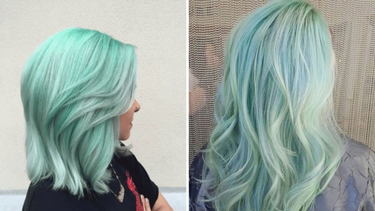 Tóc highlight màu pastel