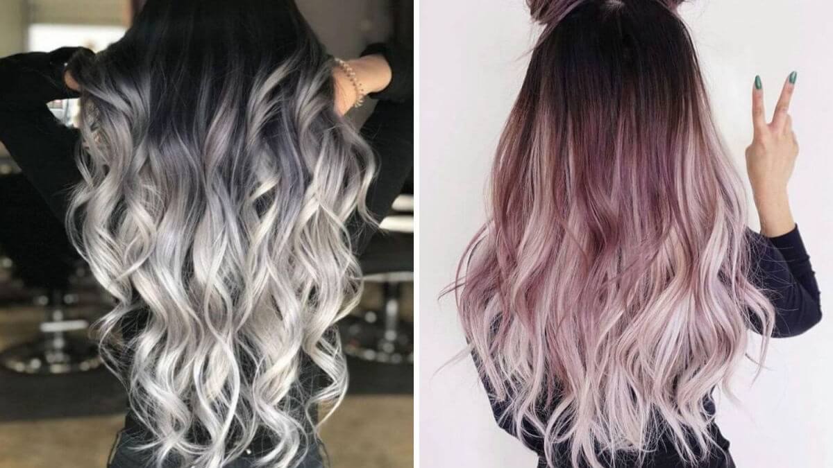 Màu tóc highlight ombre