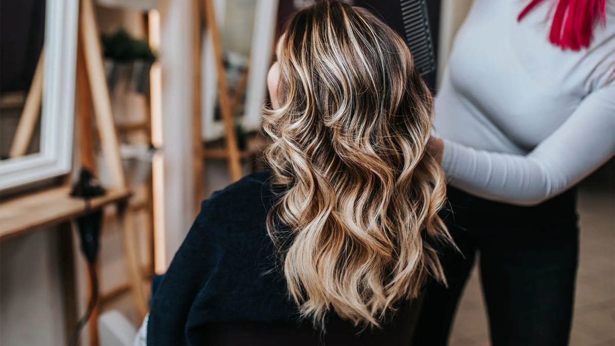 Tóc highlight balayage