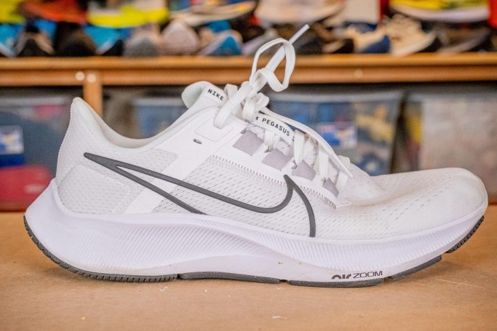 Pointy heel on Pegasus 38