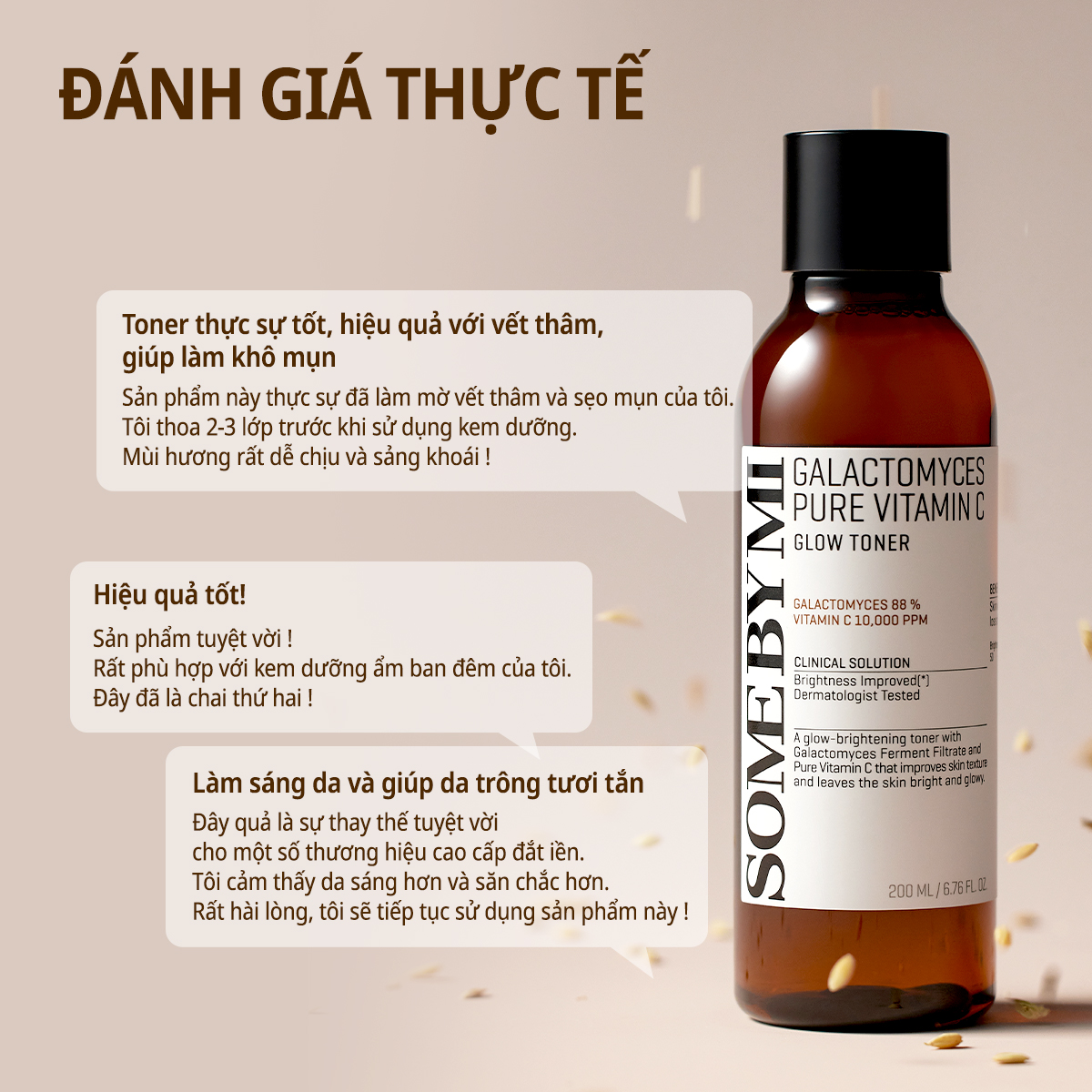Nước Hoa Hồng Some By Mi Galactomyces Pure Vitamin C Glow Toner
