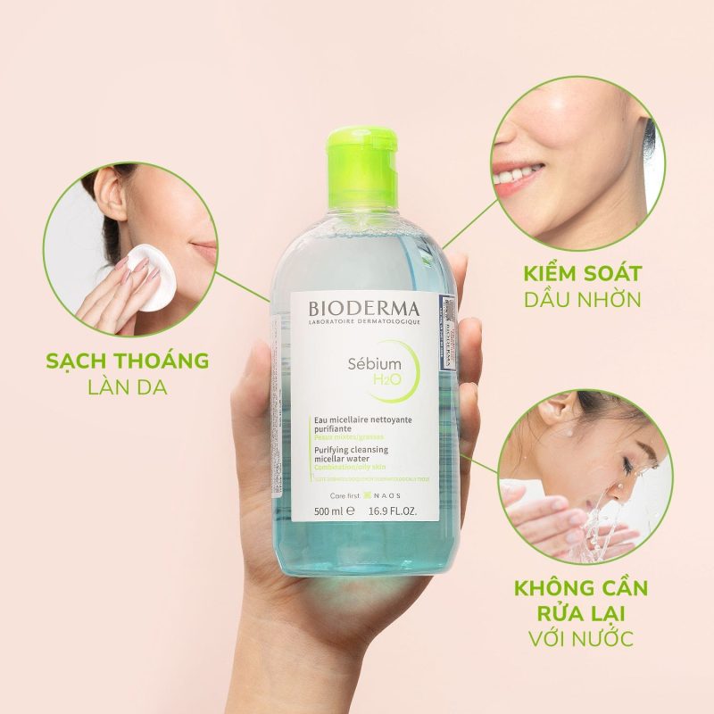 Top 5 nước tẩy trang cho da dầu mụn tốt nhất 2025