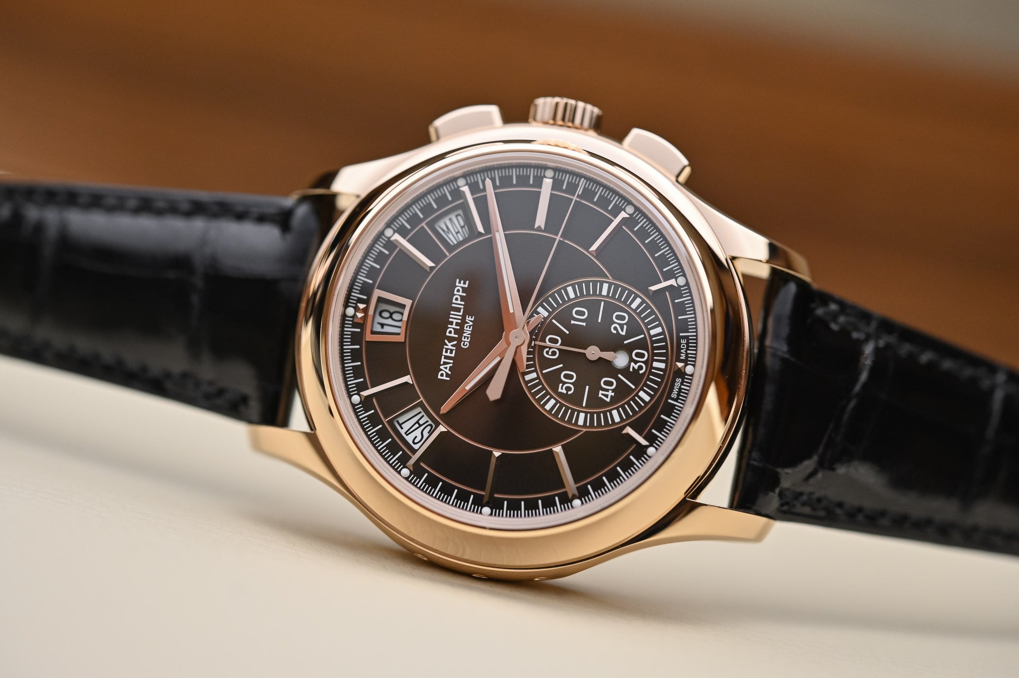 Patek Philippe Chronograph Annual Calendar 5905R-010 Blue Dial