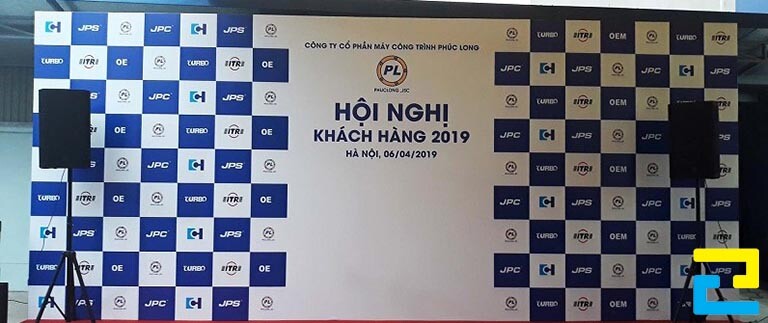 Chi phí sản xuất background hội nghị