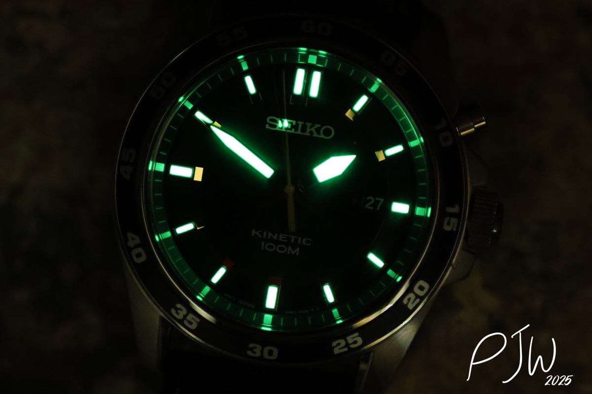 Seiko Kinetic Lume Small