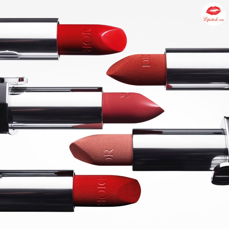 Son Dior Màu 888 Strong Red – Cam Đỏ Velvet Finish MỚI NHẤT