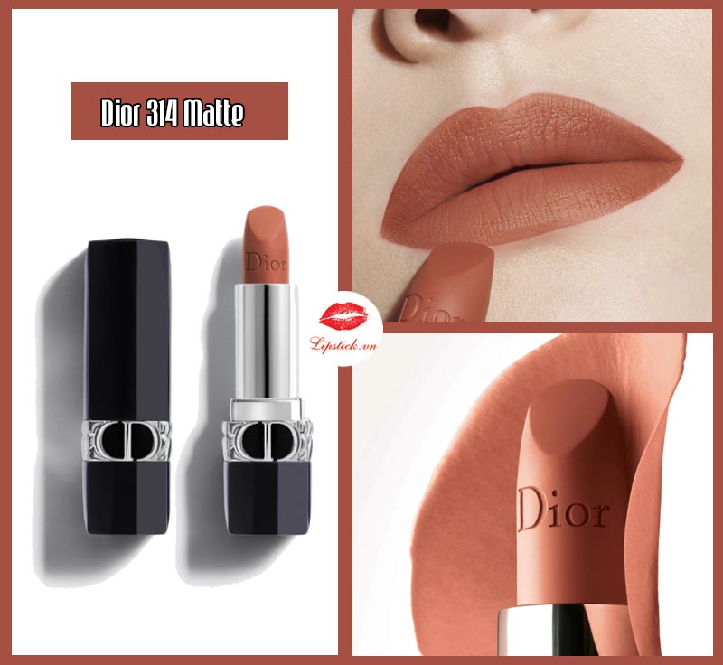 Son Dior Matte 314 Grand Bal – Cam Đất MỚI NHẤT