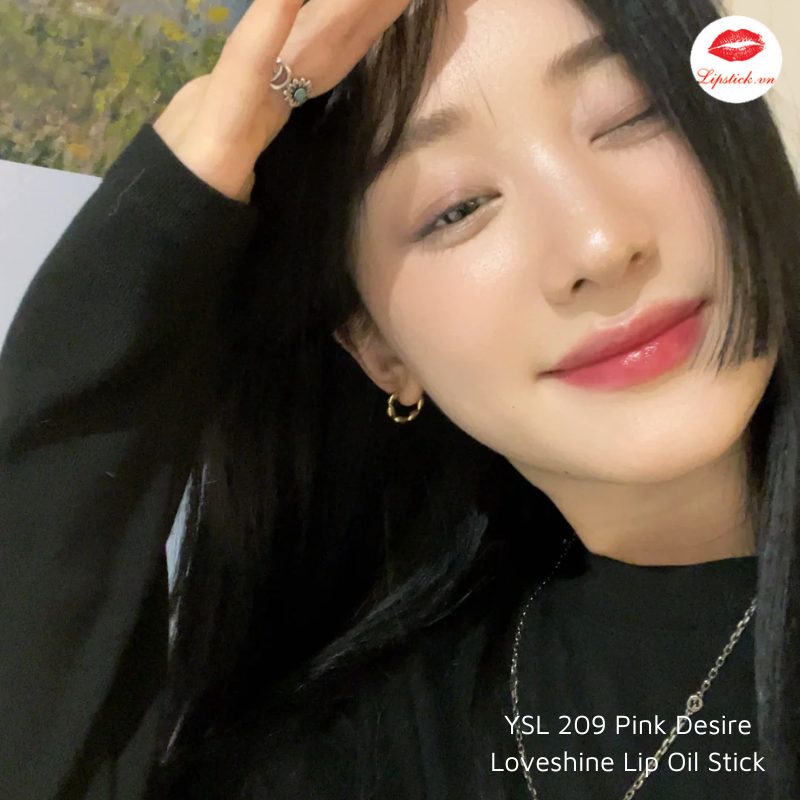 son-duong-ysl-loveshine-209-pink-desire