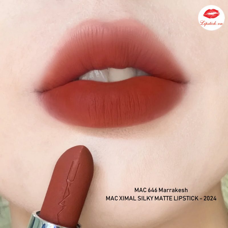 Son MAC 646 Marrakesh Màu Đỏ Gạch