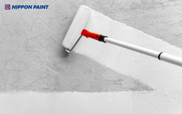 Sơn lót tạo nền chắc chắn, bề mặt mịn và tăng độ bám dính cho sơn phủ