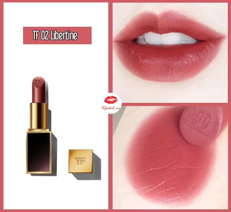 Son Tom Ford 02 Libertine Hồng Đất – Lip Color