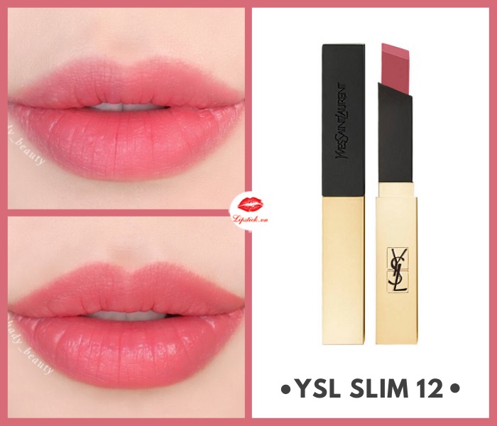 Son YSL Slim 12 Nu Incongru Màu Hồng San Hô