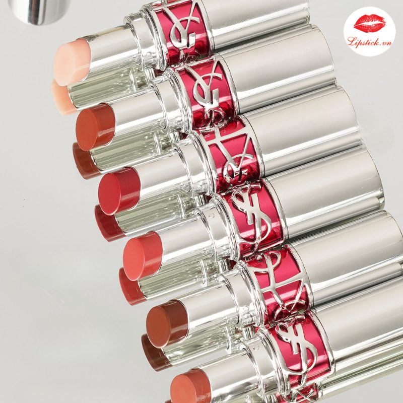 Son Dưỡng YSL 13 Flashing Rose Màu Hồng Đào – Candy Glaze Lip Gloss Stick