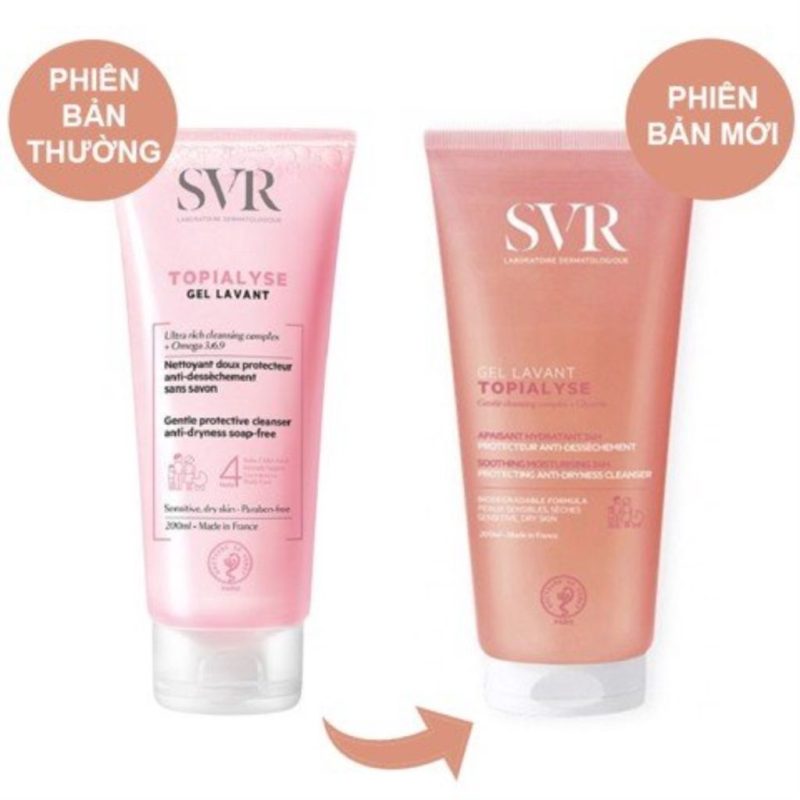 Sữa Rửa Mặt SVR Gel Lavant Topialyse